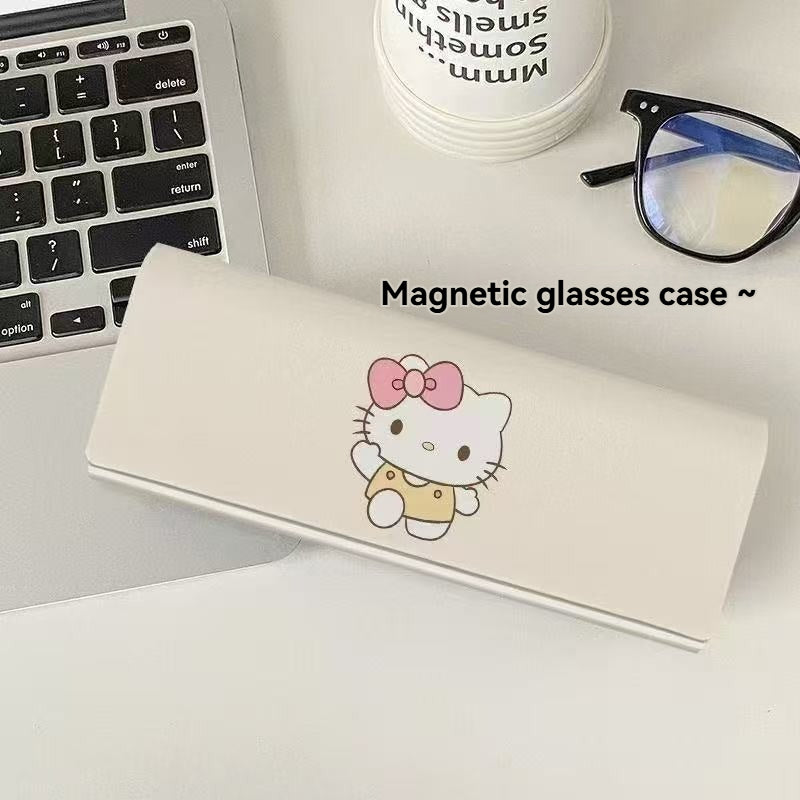 2025 Retro Ins Glasses Case - Anti-Stress Unisex Student Storage