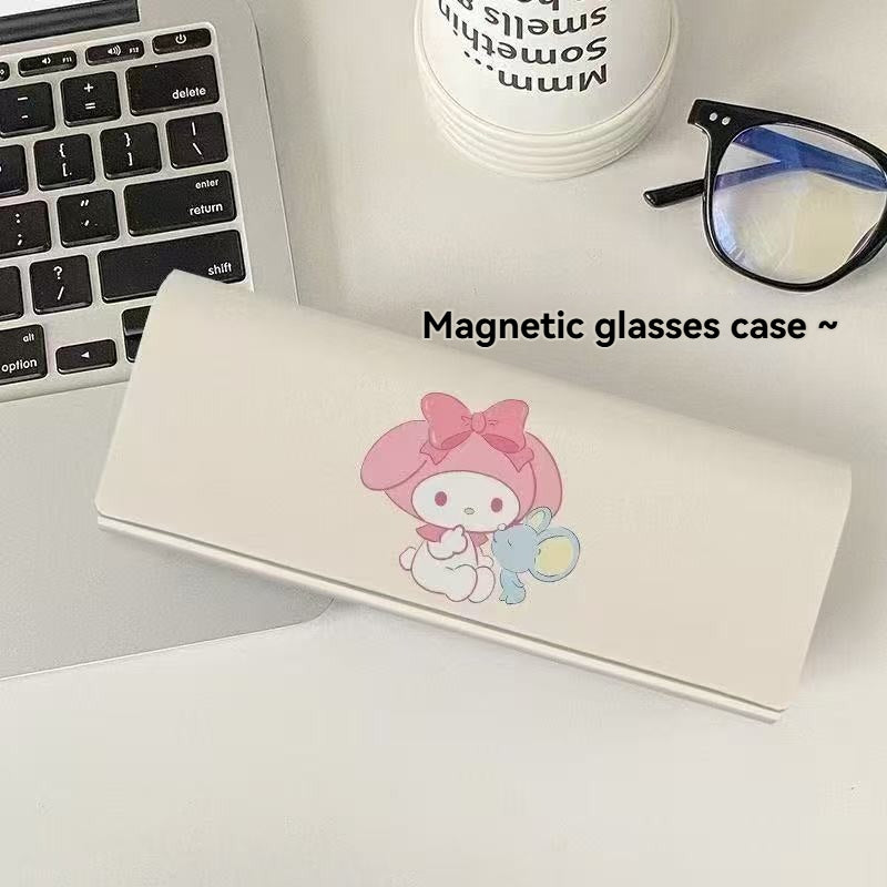 2025 Retro Ins Glasses Case - Anti-Stress Unisex Student Storage