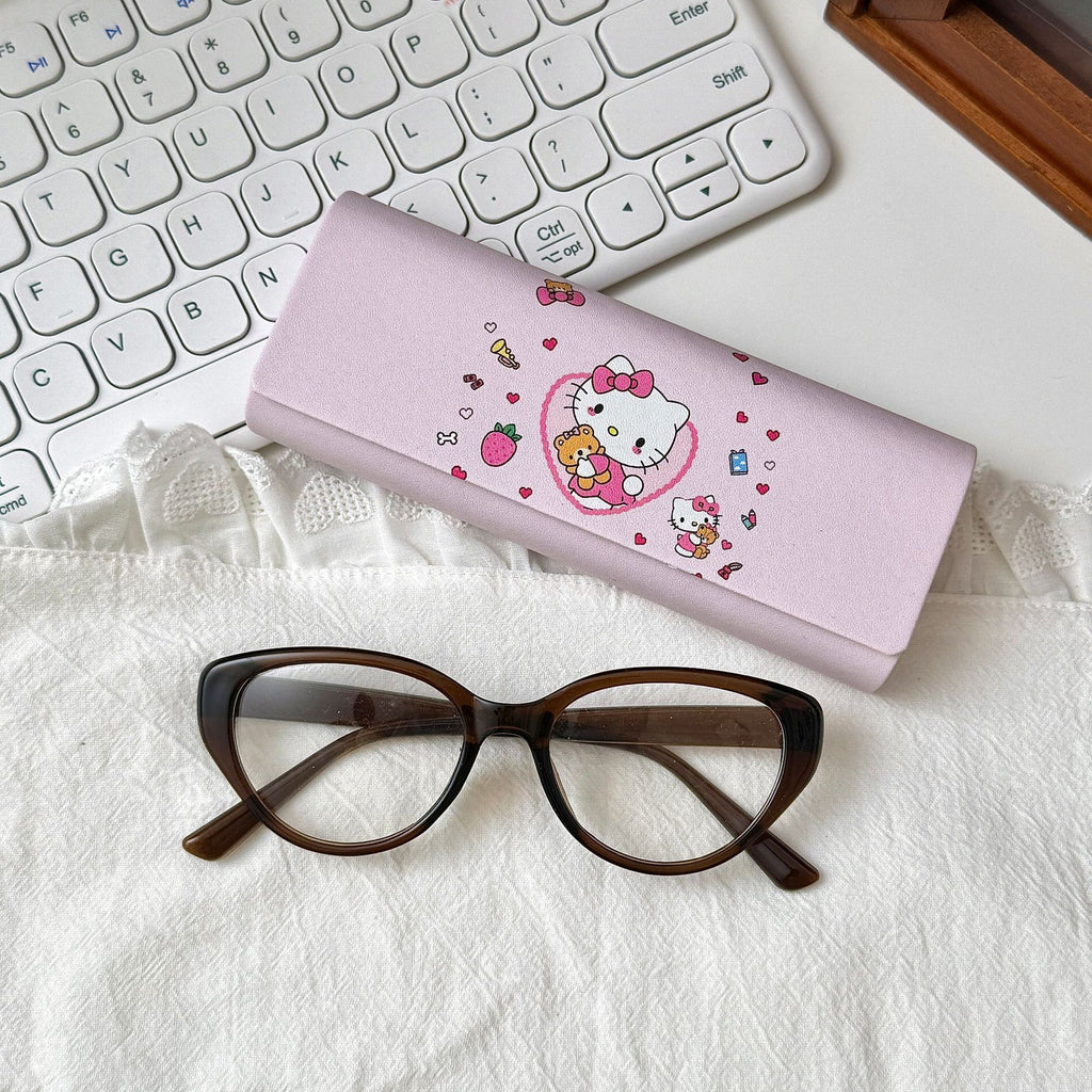 Ins Cartoon Glasses Case - Japanese Simple Portable Anti-Pressure