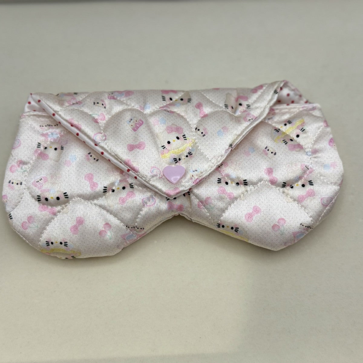 Ins Korean Handmade Love Glasses Bag - Cotton Niche Storage Pouch