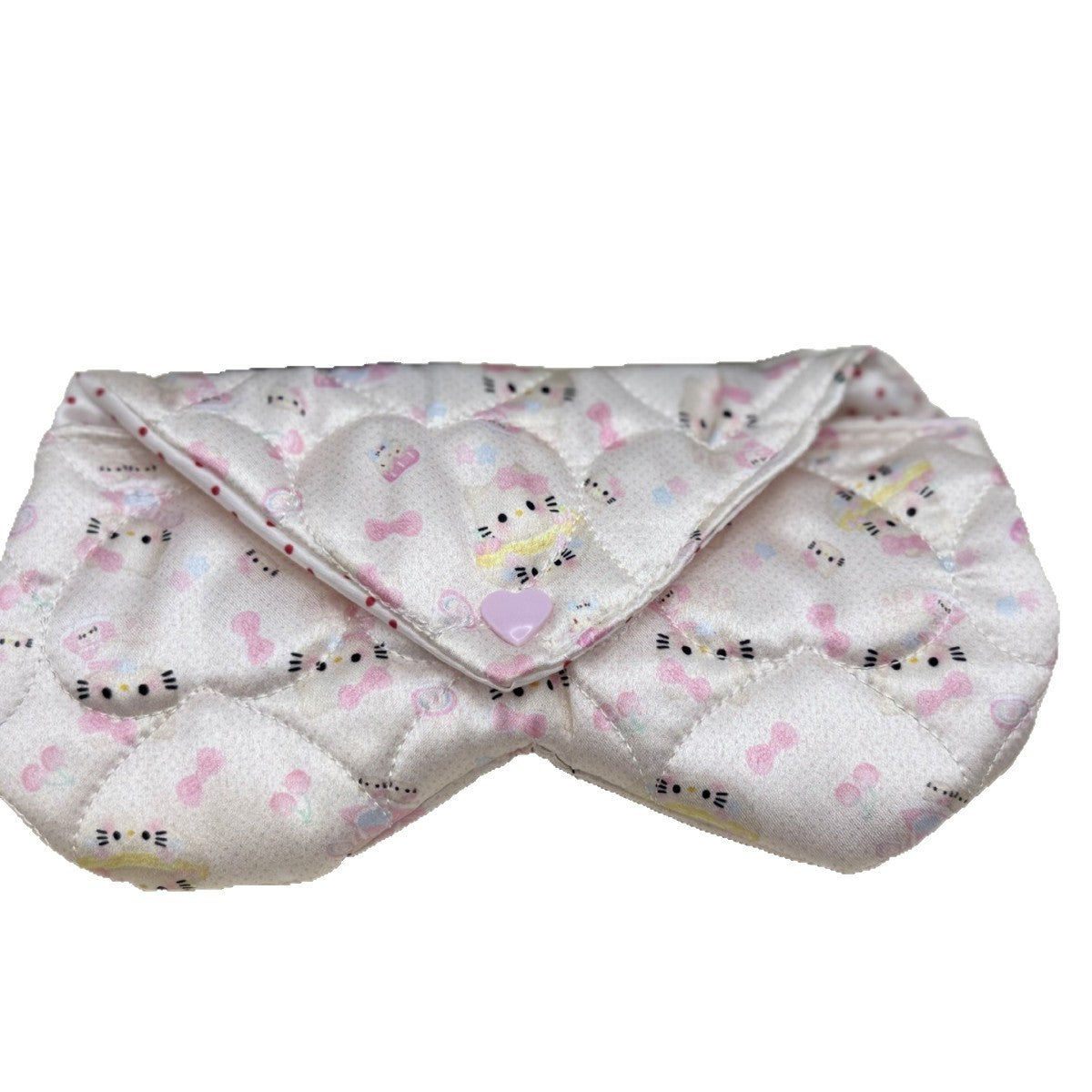 Ins Korean Handmade Love Glasses Bag - Cotton Niche Storage Pouch